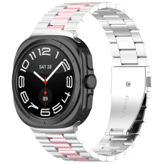 A-One Brand - Galaxy Watch 8 (44mm/40mm) Armband Stainless Steel Three Bead