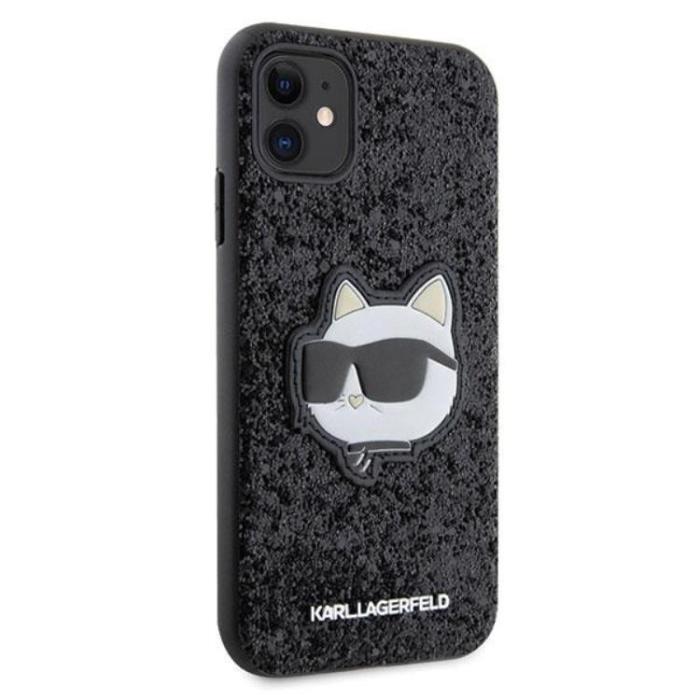 KARL LAGERFELD - Karl Lagerfeld iPhone 11/XR Mobilskal Glitter Choupette Patch