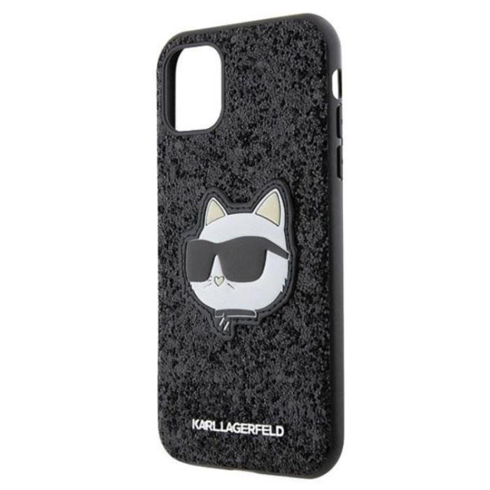 KARL LAGERFELD - Karl Lagerfeld iPhone 11/XR Mobilskal Glitter Choupette Patch
