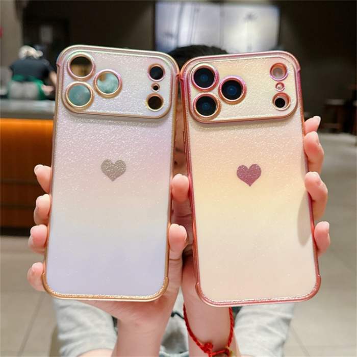 A-One Brand - iPhone 17 Pro Max Mobilskal Dazzling Color Electroplated TPU - Rosa