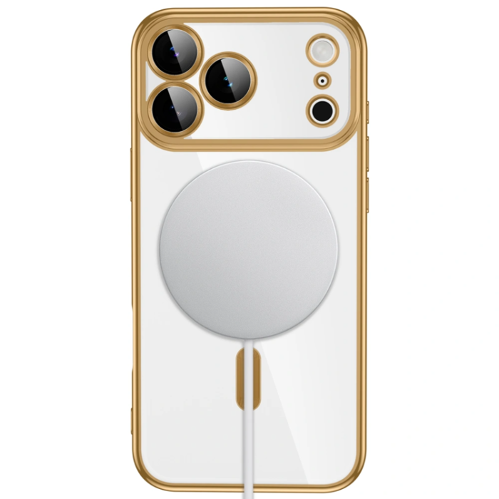 Tech-Protect - Tech-Protect Mobilskal För iPhone 18 Pro Magsafe Magflex - Shiny Guld