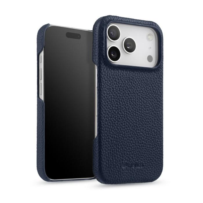 Melkco - MELKCO Mobilskal till iPhone 17 Pro Max Äkta Läder PC Blå