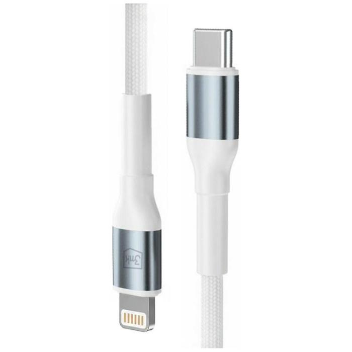 3MK - 3MK USB-C till Lightning 27W Kabel 9V/3A 5m N-SERIES Hyper - Vit