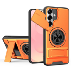 A-One Brand - Mobilskal till Galaxy S26 Plus med Camera Lens Slider Ringh&aring;llare Orange