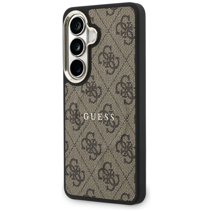 Guess - Guess Mobilskal För Galaxy S26 Plus MagSafe 4G Embossed Ring - Brun