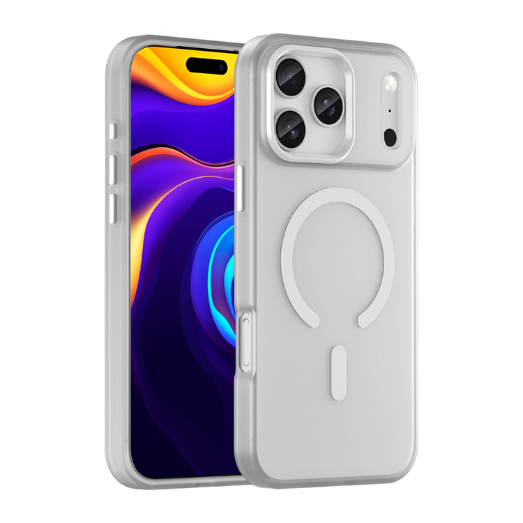 iPhone 17 Pro Mobilskal MagSafe Abrasive - Matte Vit | 2353 | AlltMobil