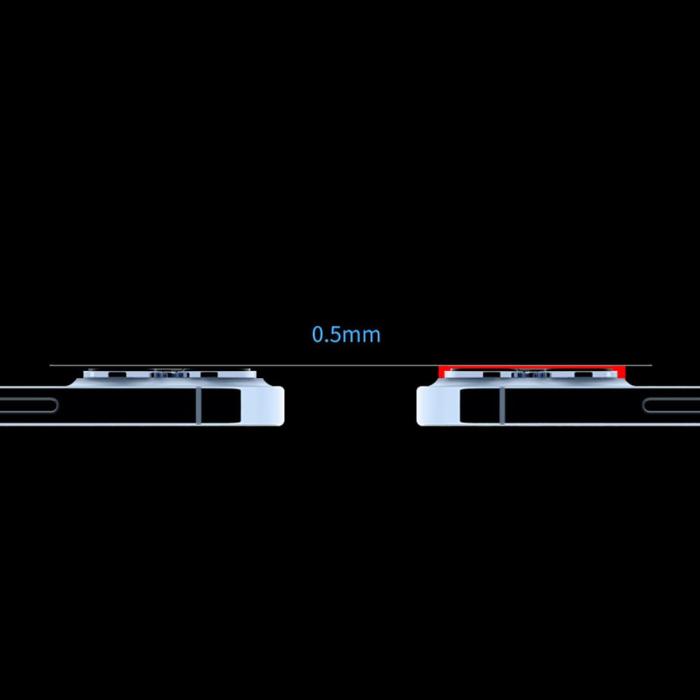 UTGATT1 - Hofi Linsskydd Härdat Glas iPhone 13 Mini / 13 - Rosa
