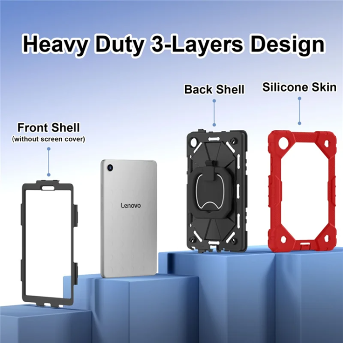 A-One Brand - Lenovo Tab K9 Mobilskal Silikon Kickstand