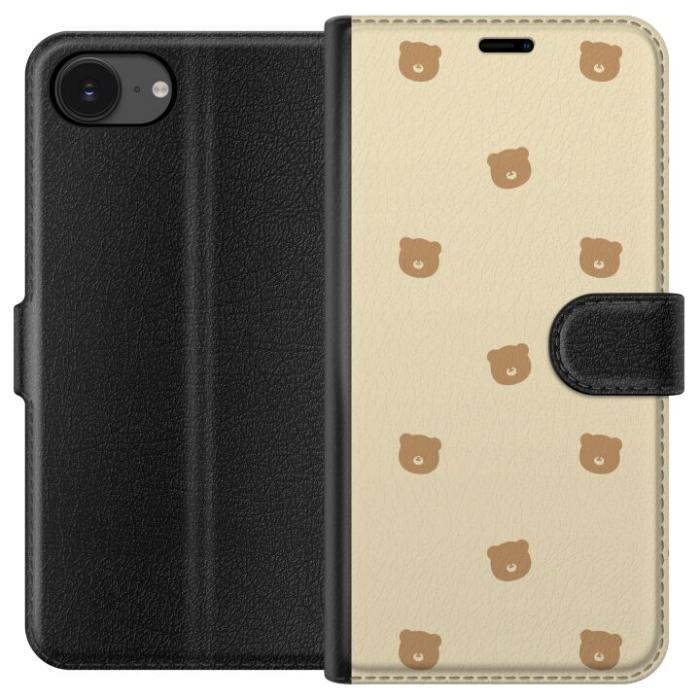 iSecrets - Plånboksfodral till Apple iPhone 16e med Björnmönster