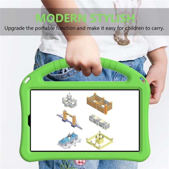 A-One Brand - Galaxy Tab A9 Skal Kickstand Shockproof - Grön