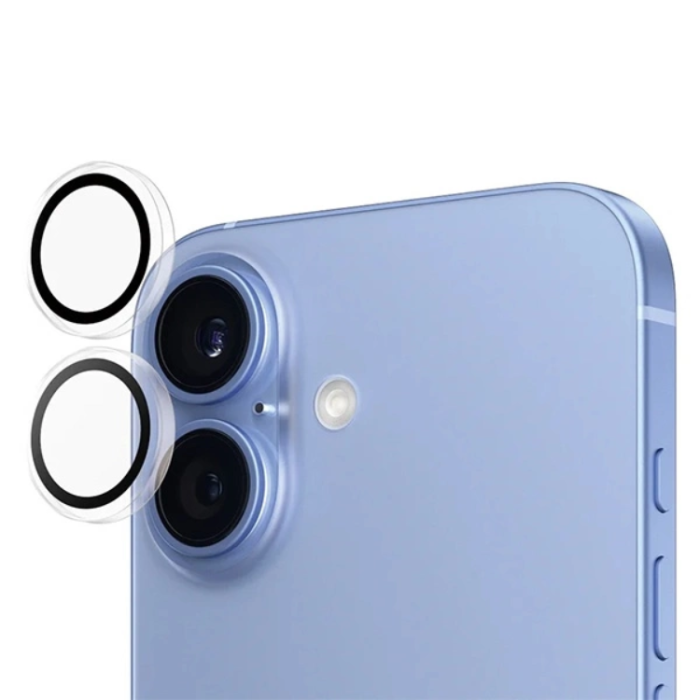 PanzerGlass - PanzerGlass iPhone 16/16 Plus Kameralinsskydd Härdat Glas