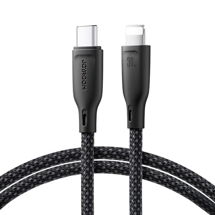 Joyroom - Joyroom USB-C till Lightning kabel 1m PD 30W - Svart