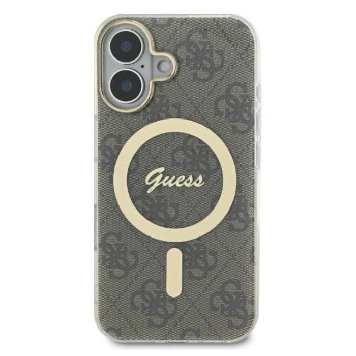 Guess - Guess iPhone 16 Mobilskal MagSafe IML 4G - Brun