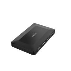 Hama - HAMA Hub USB-A 2.0 4x Portar 480 Mbit/s Svart