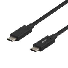 UTGATT1 - Deltaco USB-C till USB-C Kabel 60W 1m - Svart