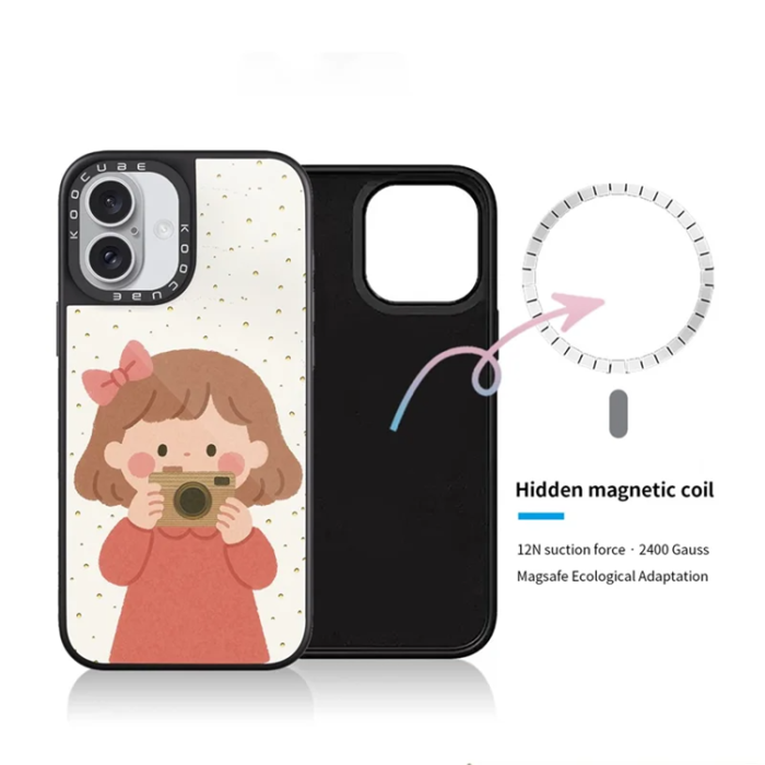 A-One Brand - iPhone 16 Mobilskal MagSafe Aluminium Silikon