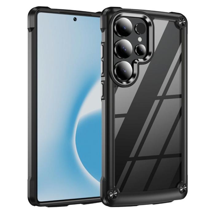 OEM - Mobilskal för Samsung Galaxy S26 Ultra Stötbeständig PC + TPU - Svart