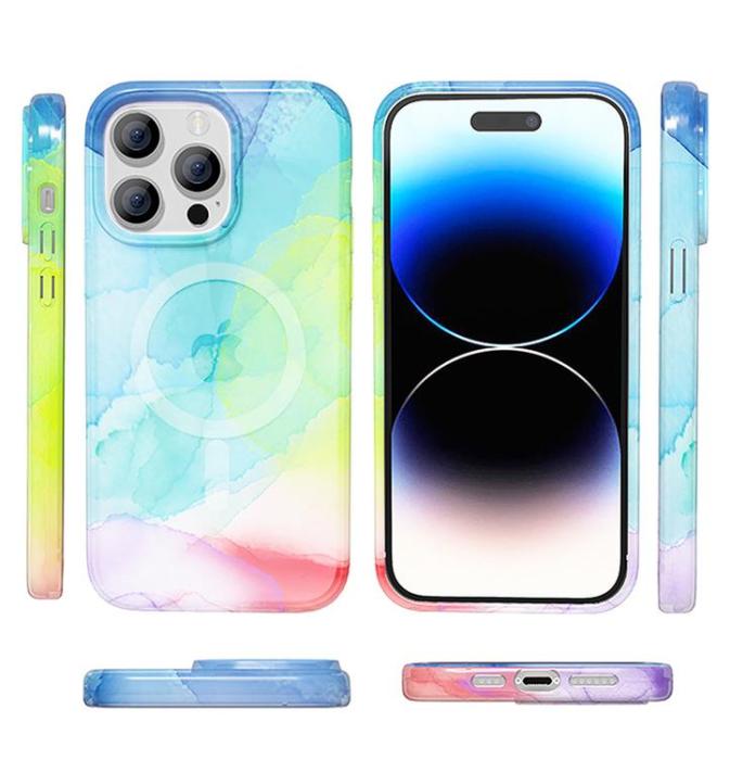 Boom of Sweden - BOOM Mobilskal till iPhone 14 Magsafe Vattenfärg - Svart