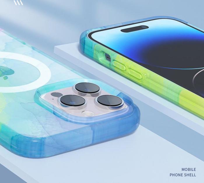 Boom of Sweden - BOOM Mobilskal till iPhone 14 Magsafe Vattenfärg - Svart