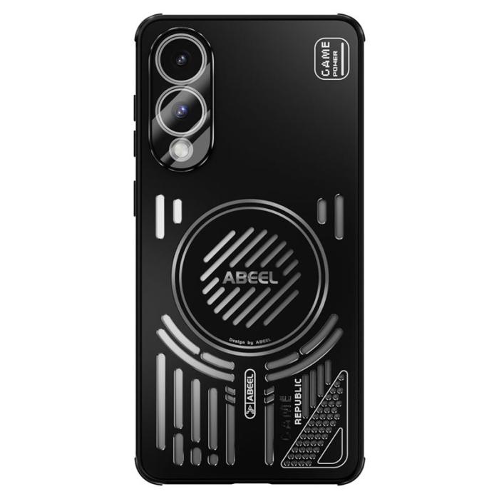 ABEEL - ABEEL Mobilskal till Samsung Galaxy S25 Edge Aluminium + TPU - Svart