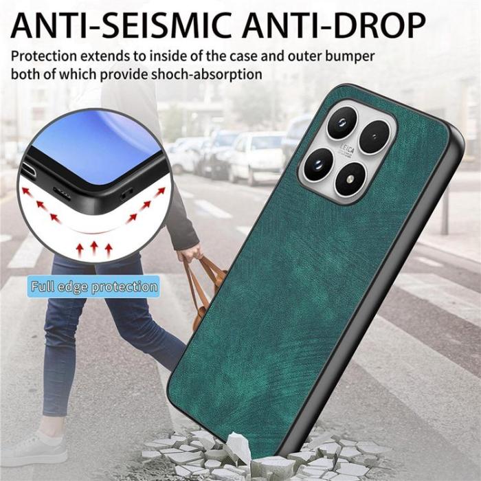 A-One Brand - Mobilskal för Xiaomi 17 Retro Läder Shockproof Slim