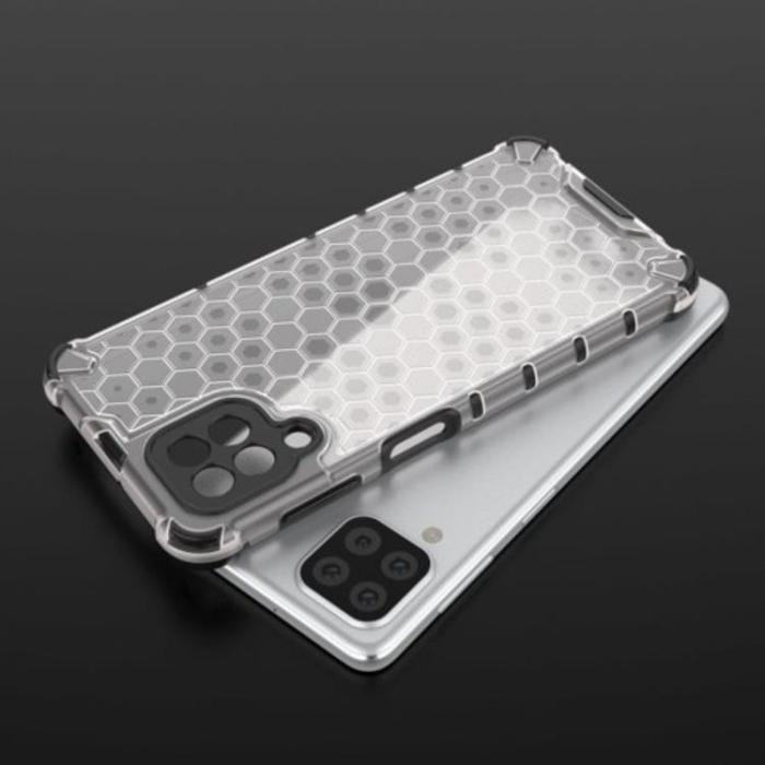 OEM - Galaxy A22 4G Mobilskal HoneyComb - Transparent