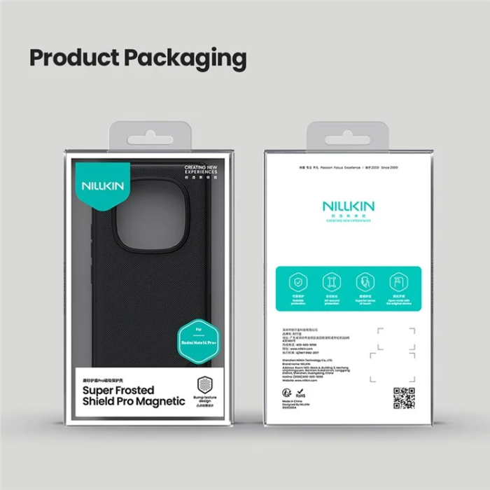 Nillkin - Nillkin Xiaomi Redmi Note 14 Pro Plus Mobilskal MagSafe Frosted