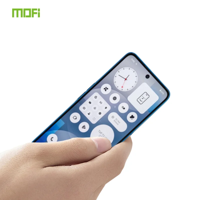Mofi - Mofi Nothing Phone 3(a)/3(a) Pro Härdat Glas Skärmskydd - Svart