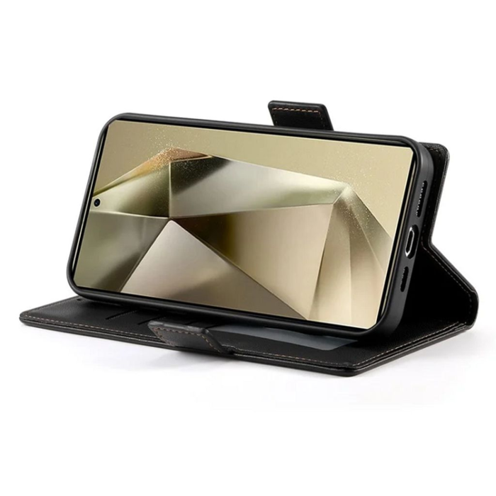 OEM - Galaxy S25 Ultra Plånboksfodral - Svart
