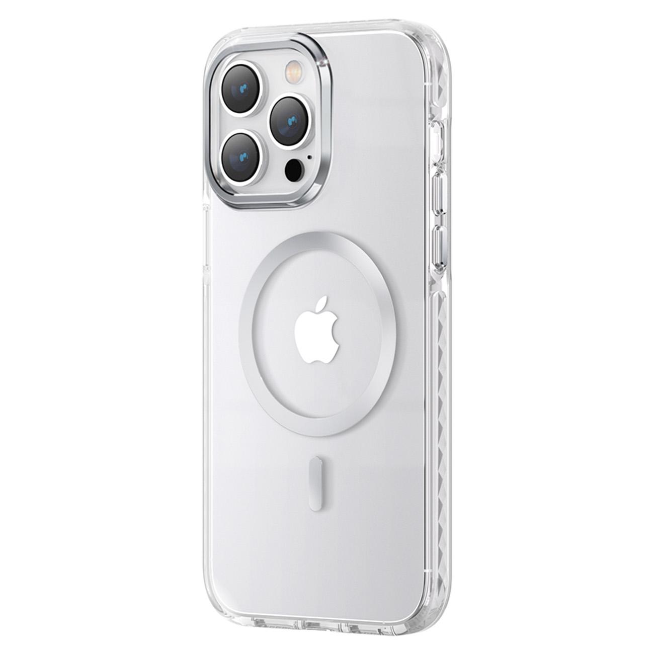 Kingxbar iPhone 14 Plus Skal Magsafe PQY Ice Crystal - Silver | 2353 | AlltMobil