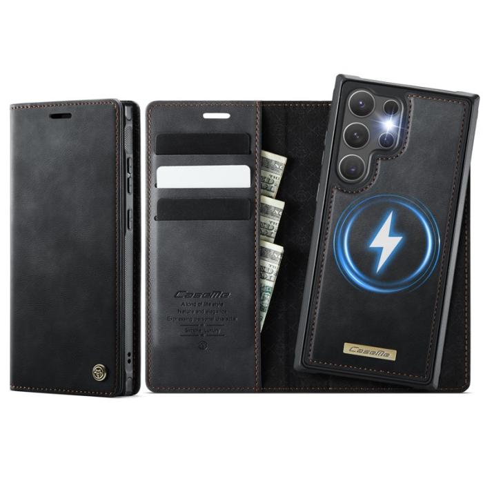 Caseme - CASEME C49 Mobilskal till Samsung Galaxy S25 Ultra med MagSafe - Svart