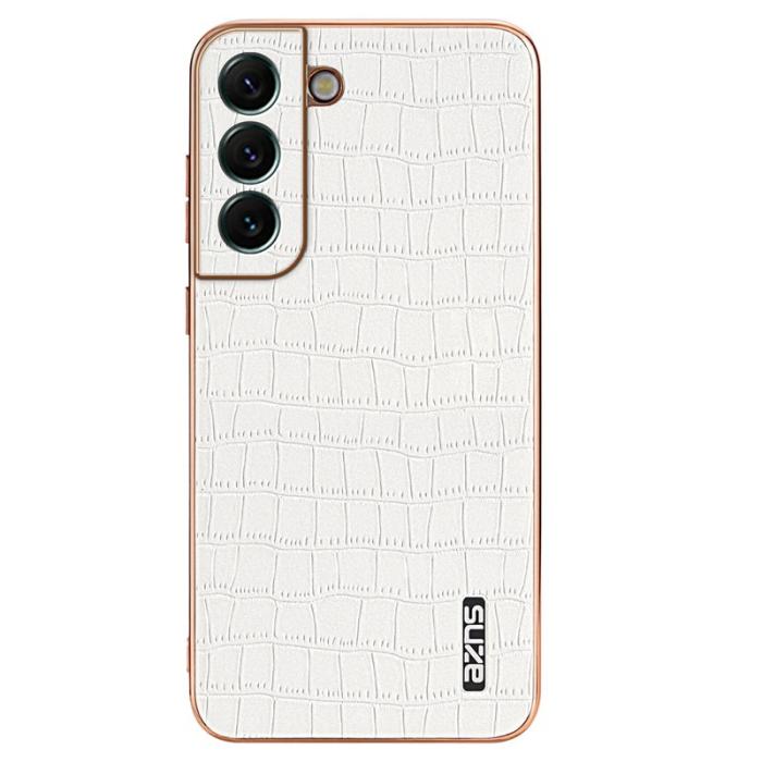 AZNS - AZNS Samsung Galaxy S22 5G Fodral PU+TPU Stöttåligt - Vit