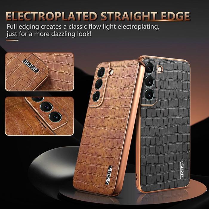 AZNS - AZNS Samsung Galaxy S22 5G Fodral PU+TPU Stöttåligt - Vit