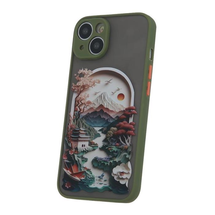OEM - Galaxy A54 5G Mobilskal Ultra Trendy Travel - Grön