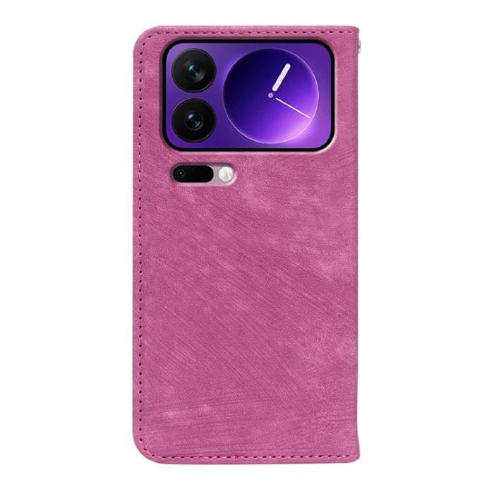 A-One Brand - Xiaomi 17 Pro Max Plånboksfodral Striped Texture - Ros