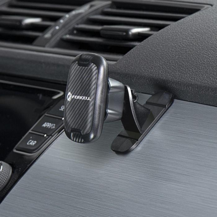 Forcell - Forcell Carbon Magnetisk Desk Mobilhållare till Smartphone