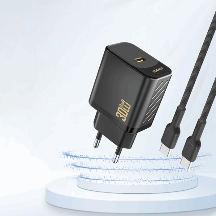 Dudao - Dudao Snabbladdare 30W A27P PD GaN USB-C - Svart