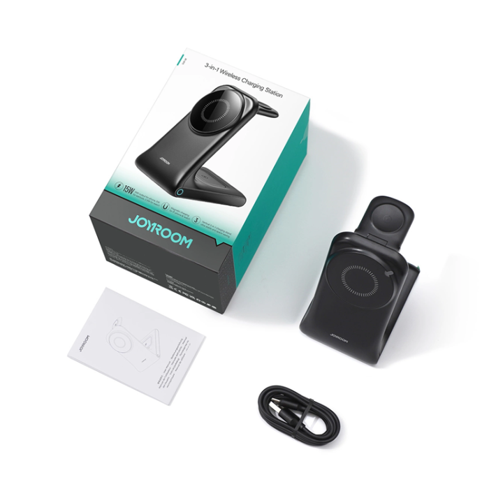 Joyroom - Joyroom MagSafe Trådlös Laddare iPhone, Apple Watch, AirPods