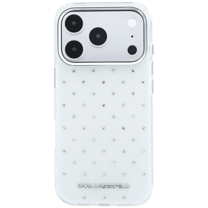 KARL LAGERFELD - Karl Lagerfeld Mobilskal För iPhone 18 Pro Max/17 Pro Max IML Rhinestones