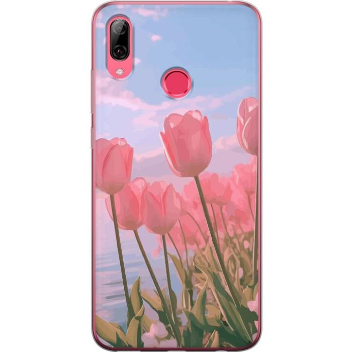 iSecrets - Mobilskal till Huawei Y7 (2019) med Rosa Tulpaner