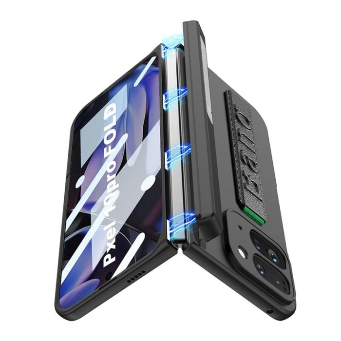 GKK - GKK Google Pixel 10 Pro Fodral - PC med Handrem - Svart