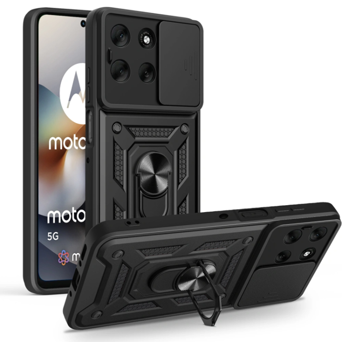 Tech-Protect - Tech-Protect Motorola Moto G56 5G Mobilskal Camshield Pro - Svart