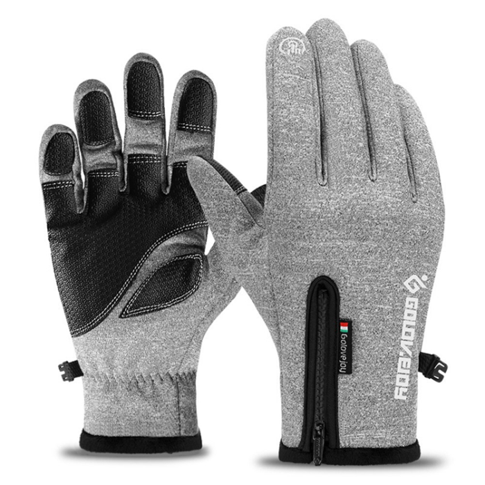 GOLOVEJOY - GOLOVEJOY Touchvantar Handskar Cykel Vindtäta DB03 - Grå