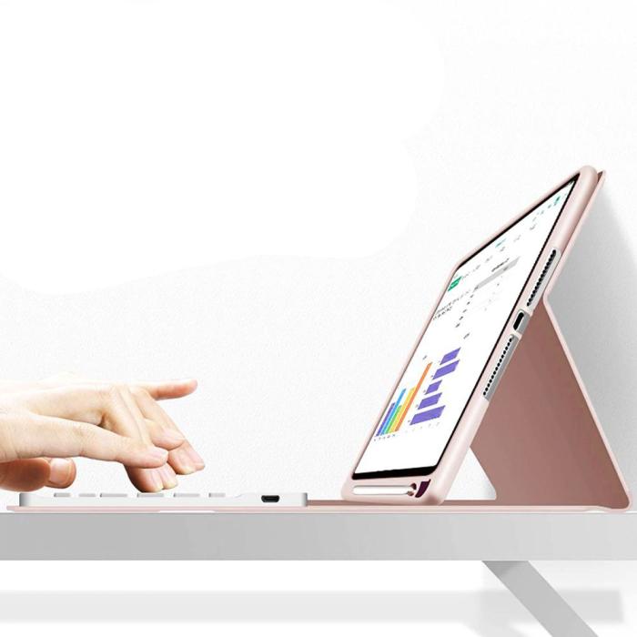 Tech-Protect - Tech-Protect iPad (2022) Fodral med Tangentbord + SC PEN - Rosa