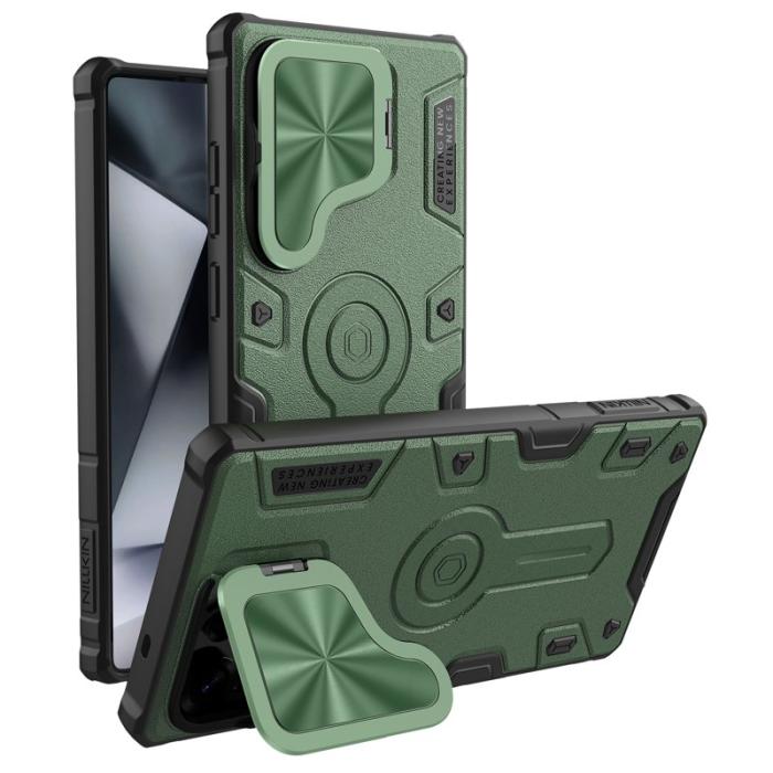 Nillkin - NILLKIN Camshield Armor Fodral för Samsung Galaxy S25 Ultra Grön