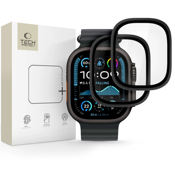 Tech-Protect - [2-Pack] Tech-Protect Apple Watch Ultra 1/2 (49mm) Härdat Glas Skärmskydd