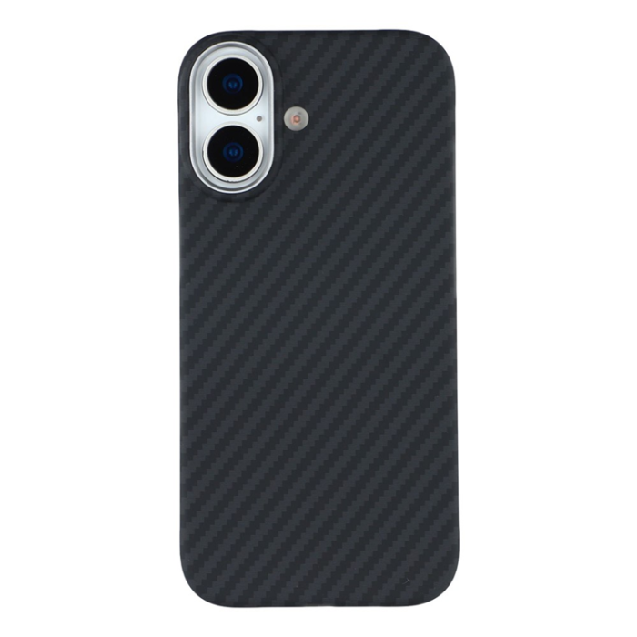 A-One Brand - iPhone 17 Mobilskal MagSafe Carbon Fiber - Svart/Grå