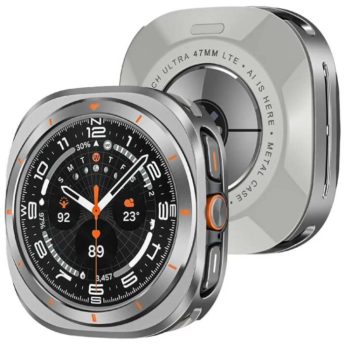 Ringke - Galaxy Watch Ultra (47mm) Skal Bumper - Grå/Orange