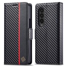LC.imeeke - LC.IMEEKE Samsung Galaxy Z Fold3 5G Pl&aring;nboksfodral Konstl&auml;der - Vit