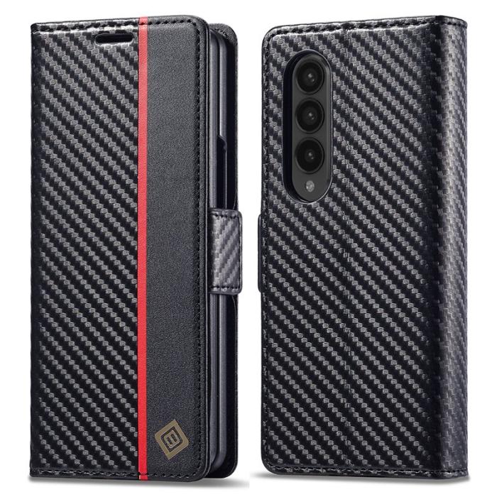 LC.imeeke - LC.IMEEKE Samsung Galaxy Z Fold3 5G Plånboksfodral Konstläder - Vit